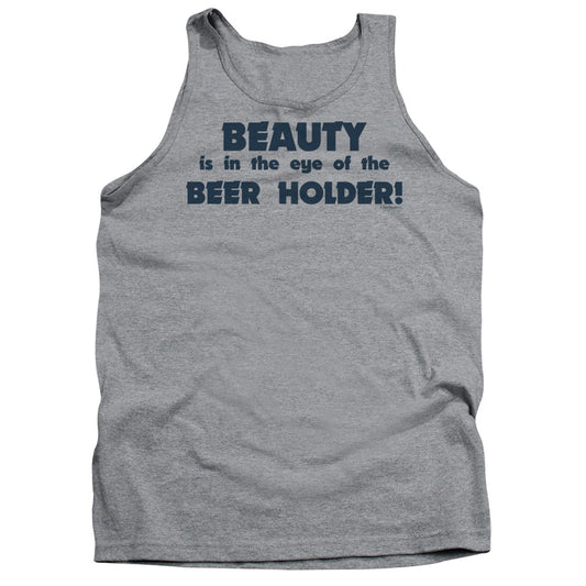 Eye Of The Beer Holder Mens Tank Top Shirt Athletic Heather