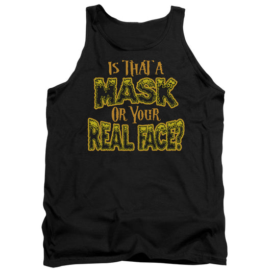 Mask Mens Tank Top Shirt Black