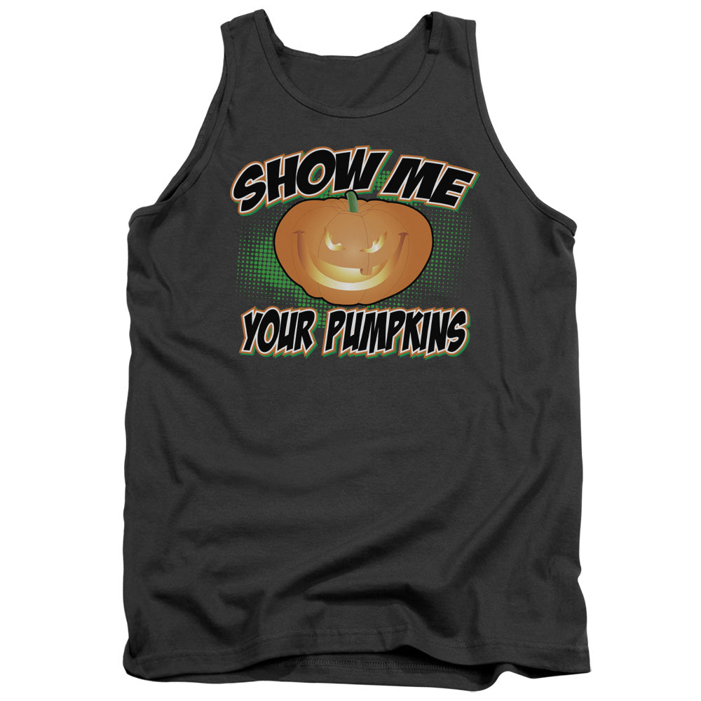 Show Me Mens Tank Top Shirt Charcoal