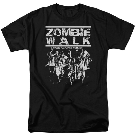 Zombie Walk Mens T Shirt Black