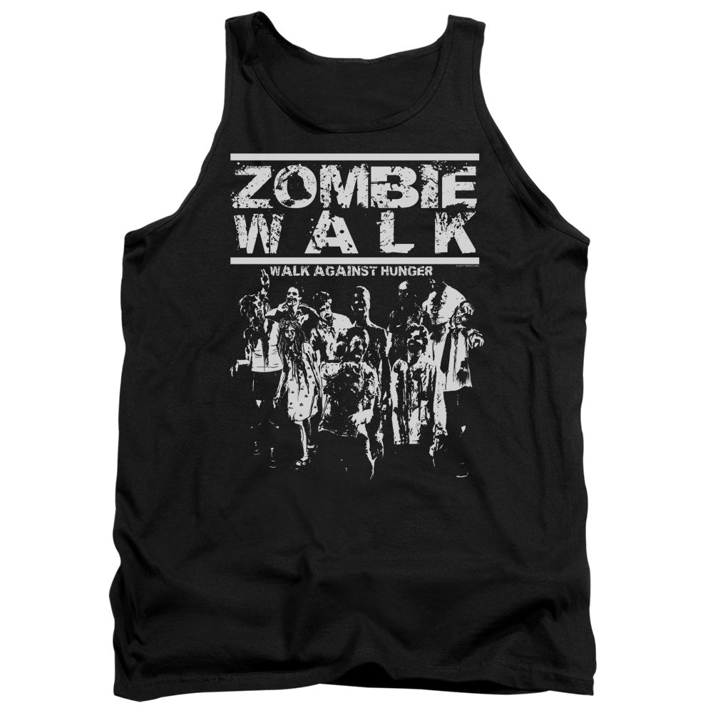 Zombie Walk Mens Tank Top Shirt Black