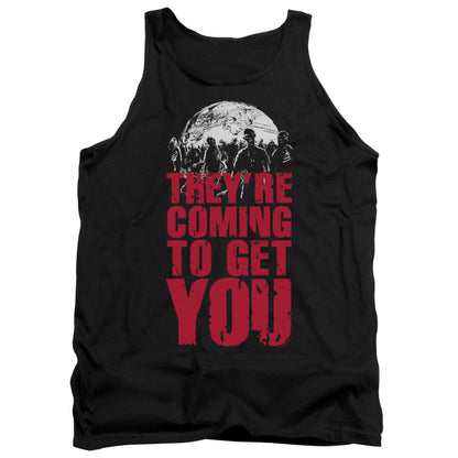 Theyre Coming To Get You Mens Tank Top Shirt Black