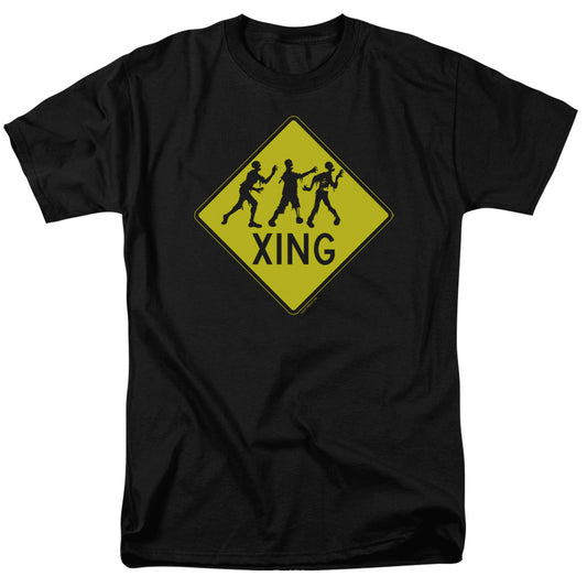 Zombie Xing Mens T Shirt Black