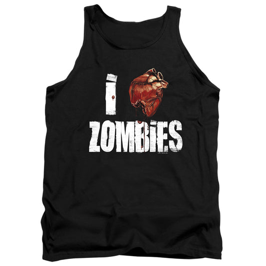 I Bloody Heart Zobmies Mens Tank Top Shirt Black