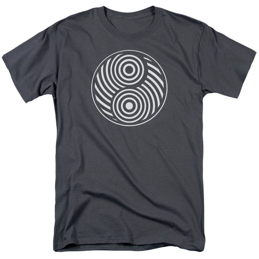 Ying Yang Mens T Shirt Charcoal