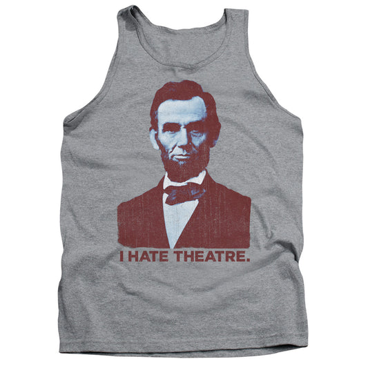 Abe Theatre Mens Tank Top Shirt Athletic Heather