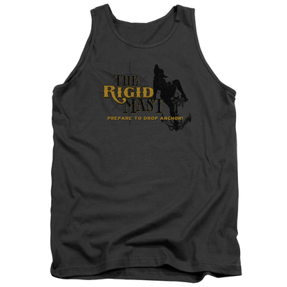 The Rigid Mast Mens Tank Top Shirt Charcoal