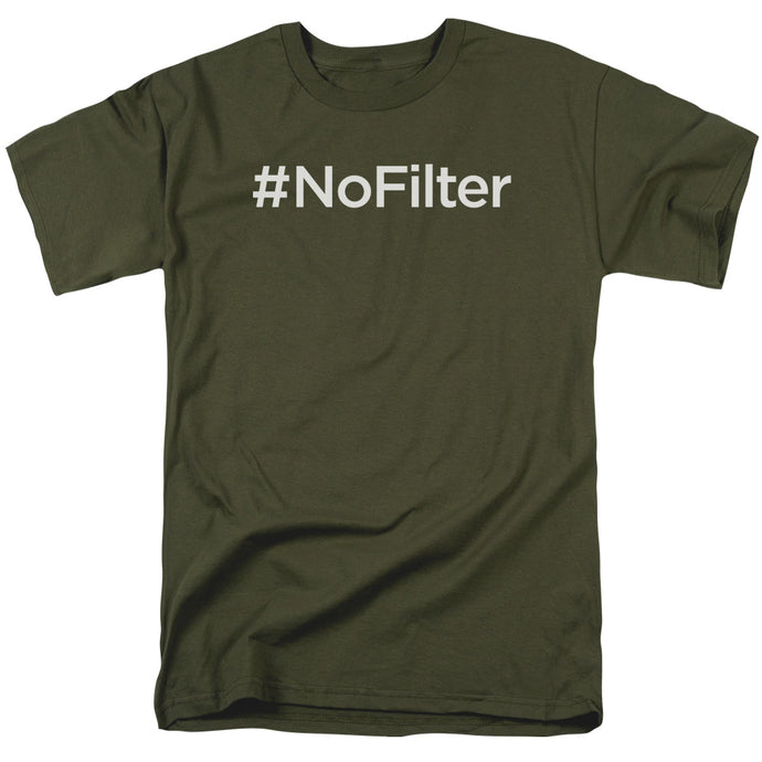 #Nofilter Mens T Shirt Military Green
