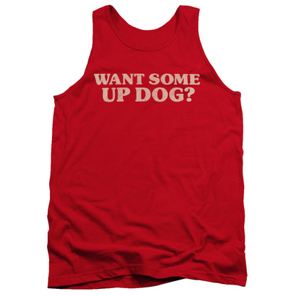 Up Dog Mens Tank Top Shirt Red