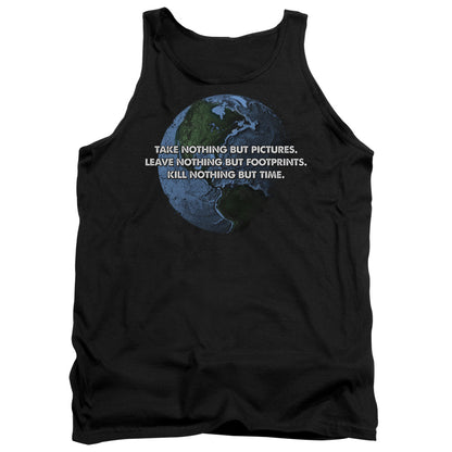 Take Nothing Mens Tank Top Shirt Black