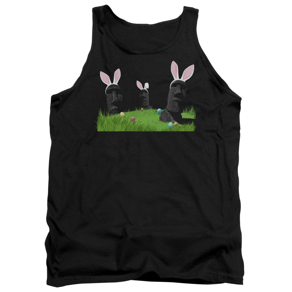 Easter Island Mens Tank Top Shirt Black