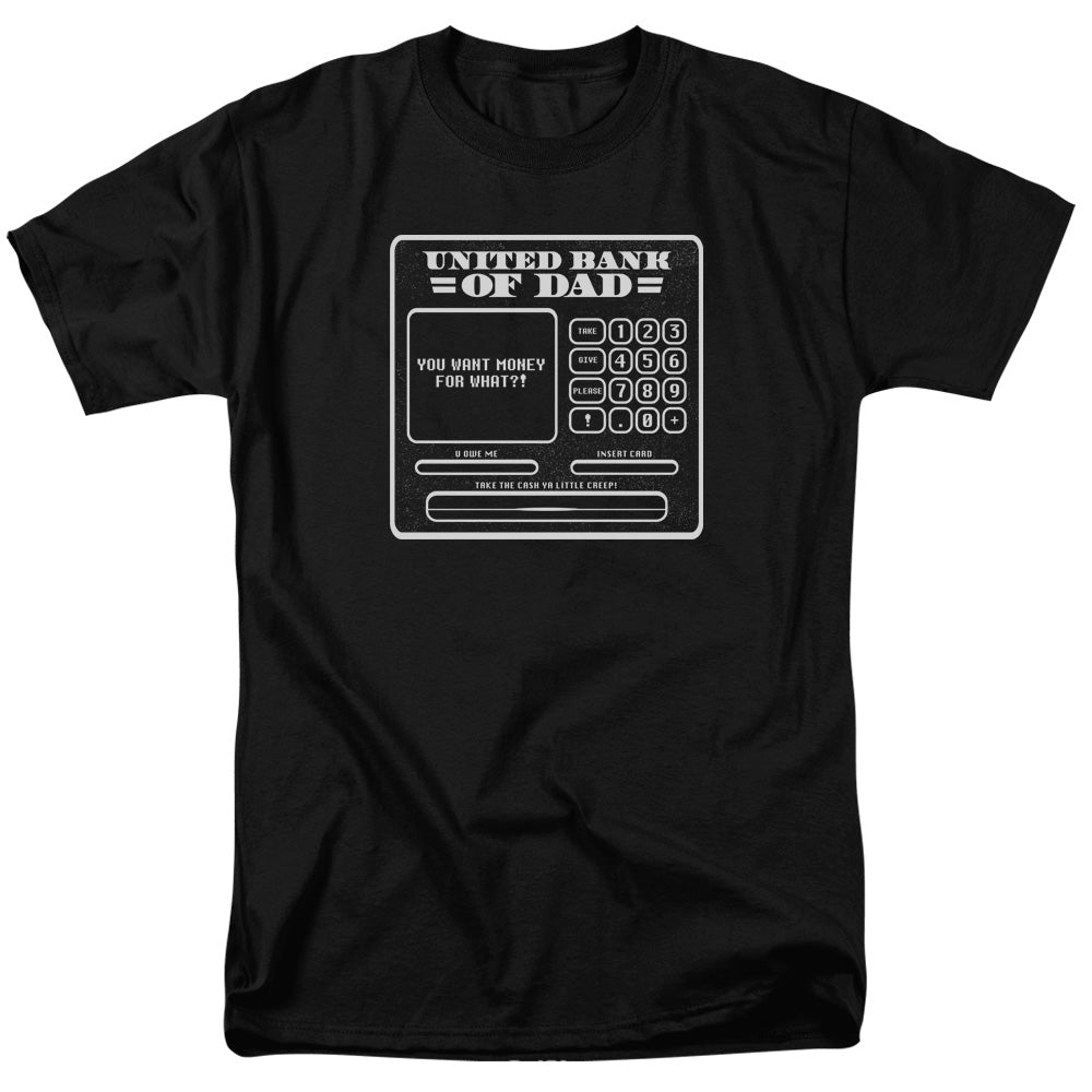Dad Aka Atm Mens T Shirt Black