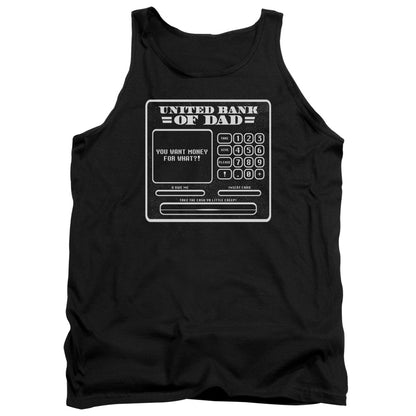 Dad Aka Atm Mens Tank Top Shirt Black