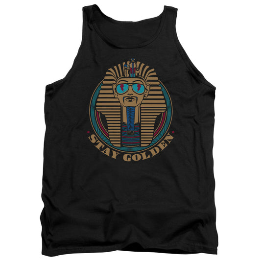 Stay Golden Mens Tank Top Shirt Black