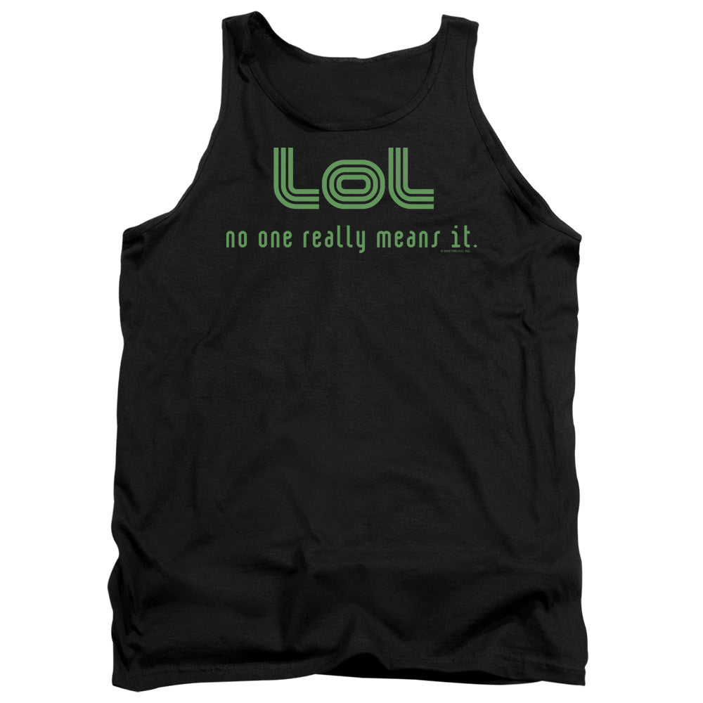 Lol Mens Tank Top Shirt Black