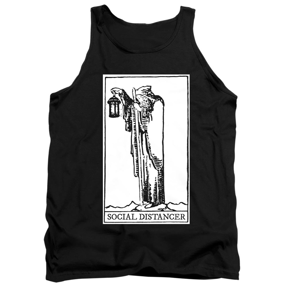 The Hermit Mens Tank Top Shirt Black