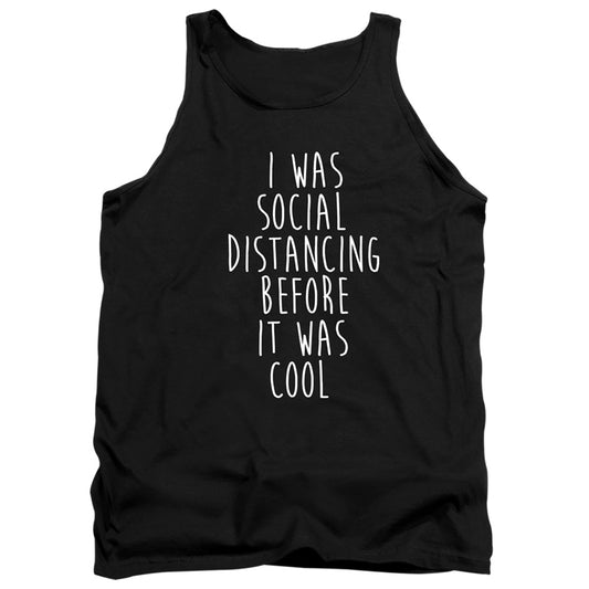 Social Distancing B4 Mens Tank Top Shirt Black