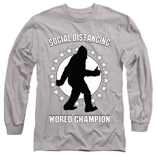 World Champion Mens Long Sleeve Shirt Athletic Heather