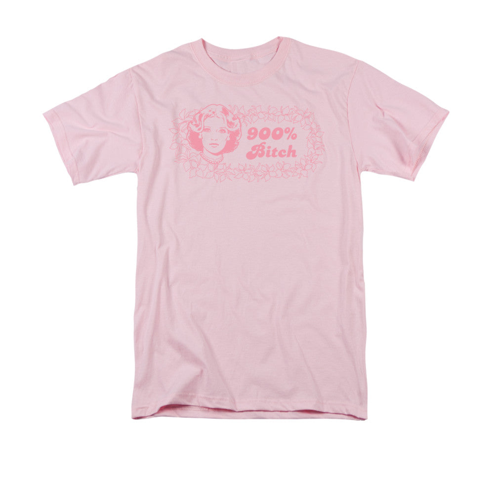 900% Bitch Mens T Shirt Pink