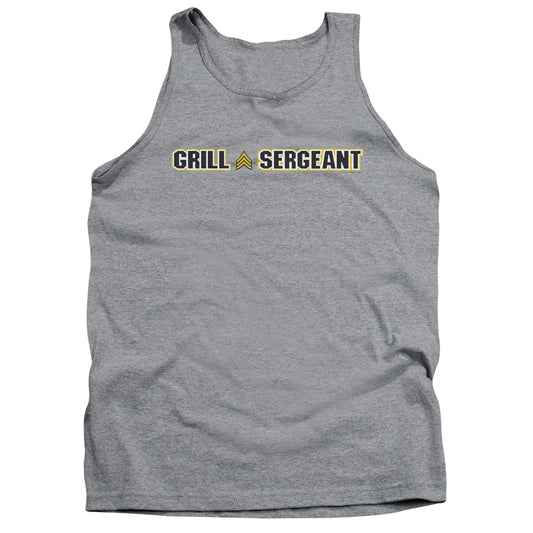 Grill Sergeant Mens Tank Top Shirt Athletic Heather