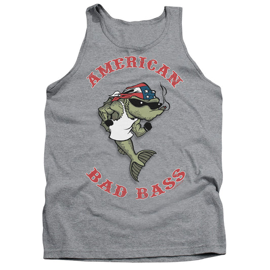 American Bad Ass Mens Tank Top Shirt Athletic Heather