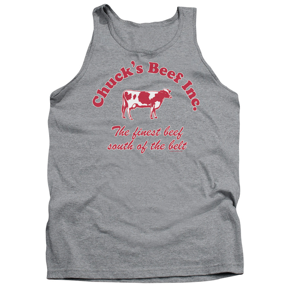 Chucks Beef Mens Tank Top Shirt Athletic Heather