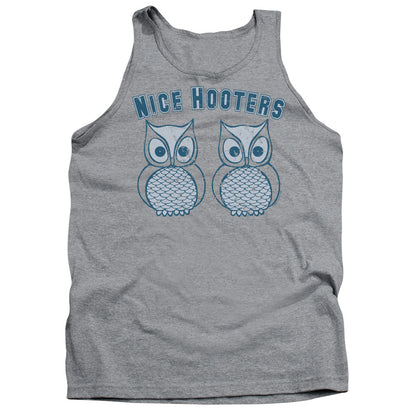 Nice Hooters Mens Tank Top Shirt Athletic Heather