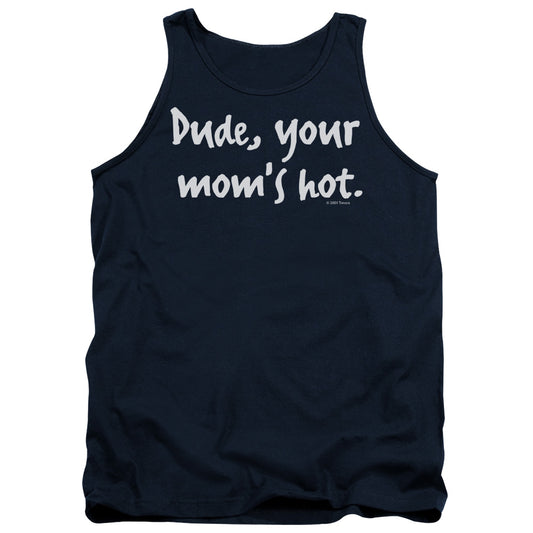 Your Moms Hot Mens Tank Top Shirt Navy