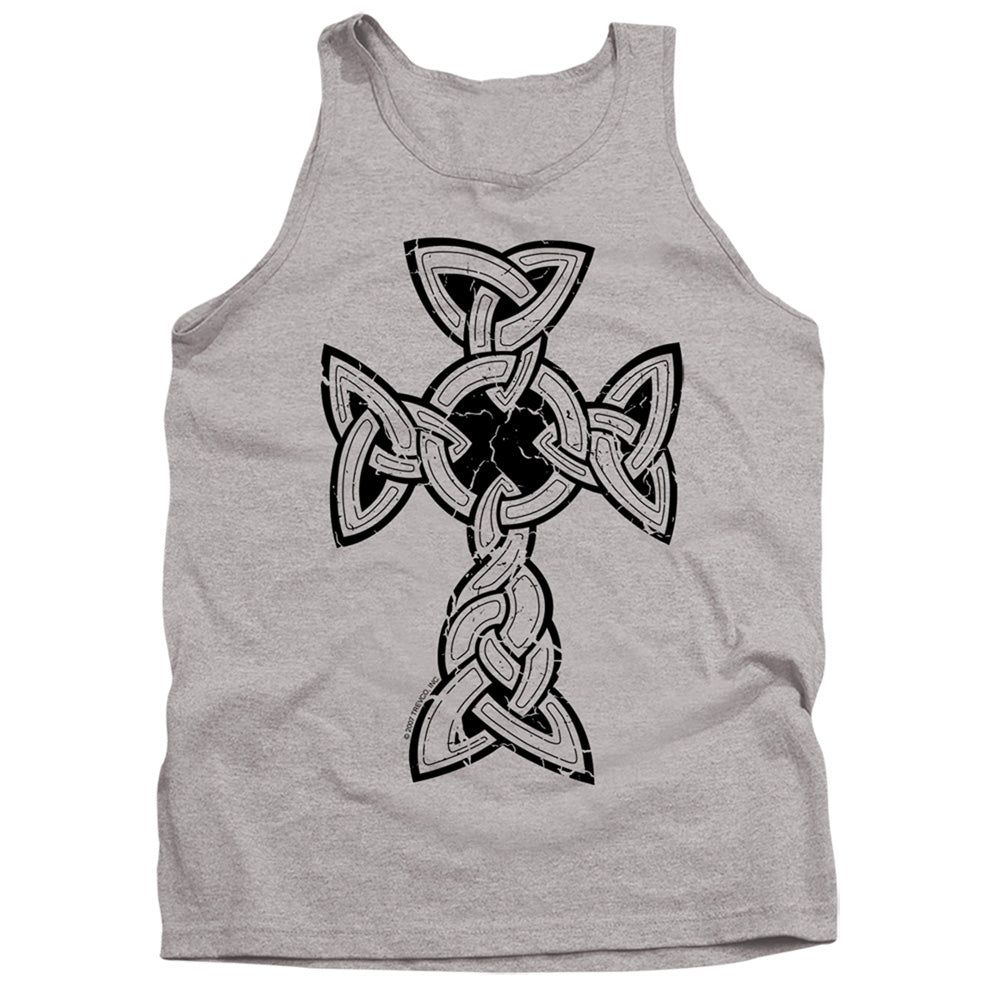 Knotted Celtic Cross Mens Tank Top Shirt Athletic Heather