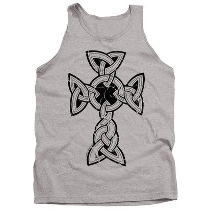 Knotted Celtic Cross Mens Tank Top Shirt Athletic Heather