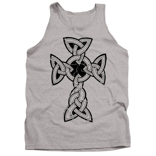 Knotted Celtic Cross Mens Tank Top Shirt Athletic Heather