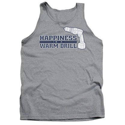 Happiness Is Mens Tank Top Shirt Athletic Heather