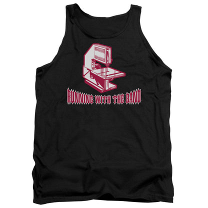 Running With The Band Mens Tank Top Shirt Black