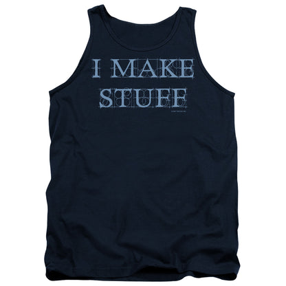 I Make Stuff Mens Tank Top Shirt Navy