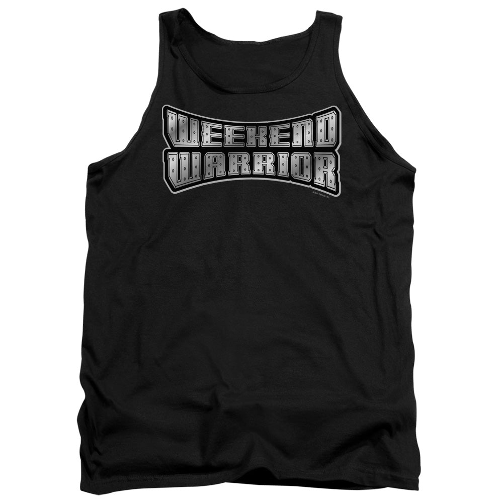 Weekend Warrior Mens Tank Top Shirt Black