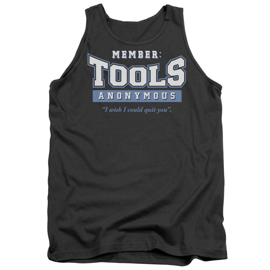 Tools Anonymous Mens Tank Top Shirt Charcoal