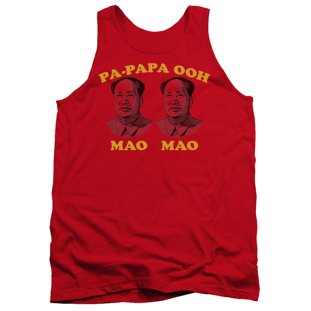 Oom Mao Mao Mens Tank Top Shirt Red