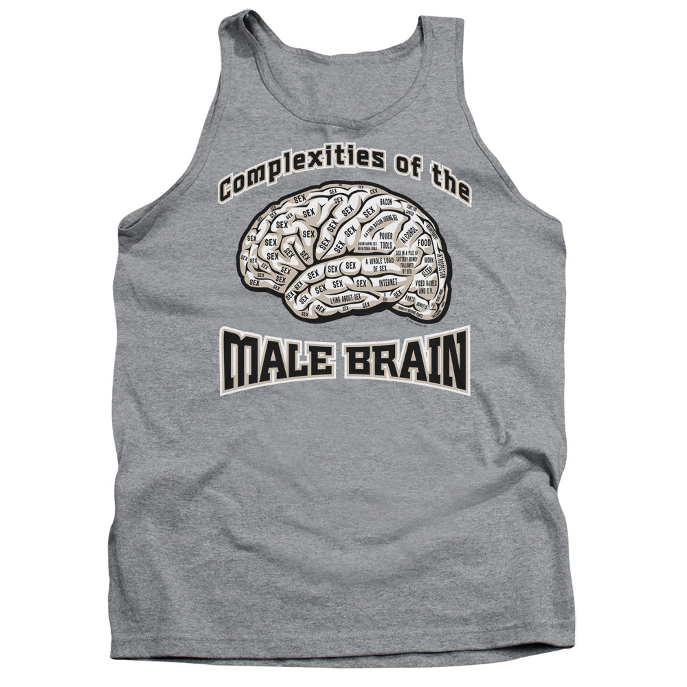 Male Brain Mens Tank Top Shirt Athletic Heather