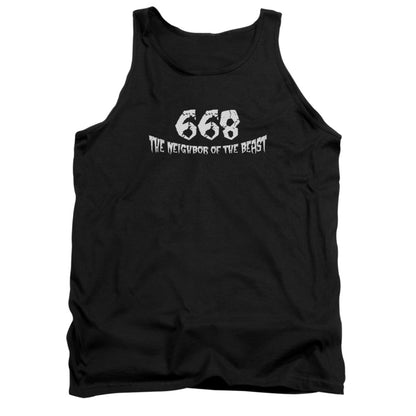 Neighbor Of The Beast Mens Tank Top Shirt Black