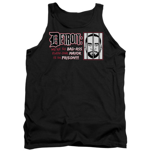 Bad Ass Mens Tank Top Shirt Black