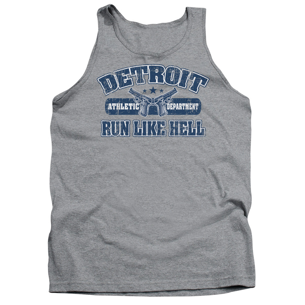 Run Like Hell Mens Tank Top Shirt Athletic Heather