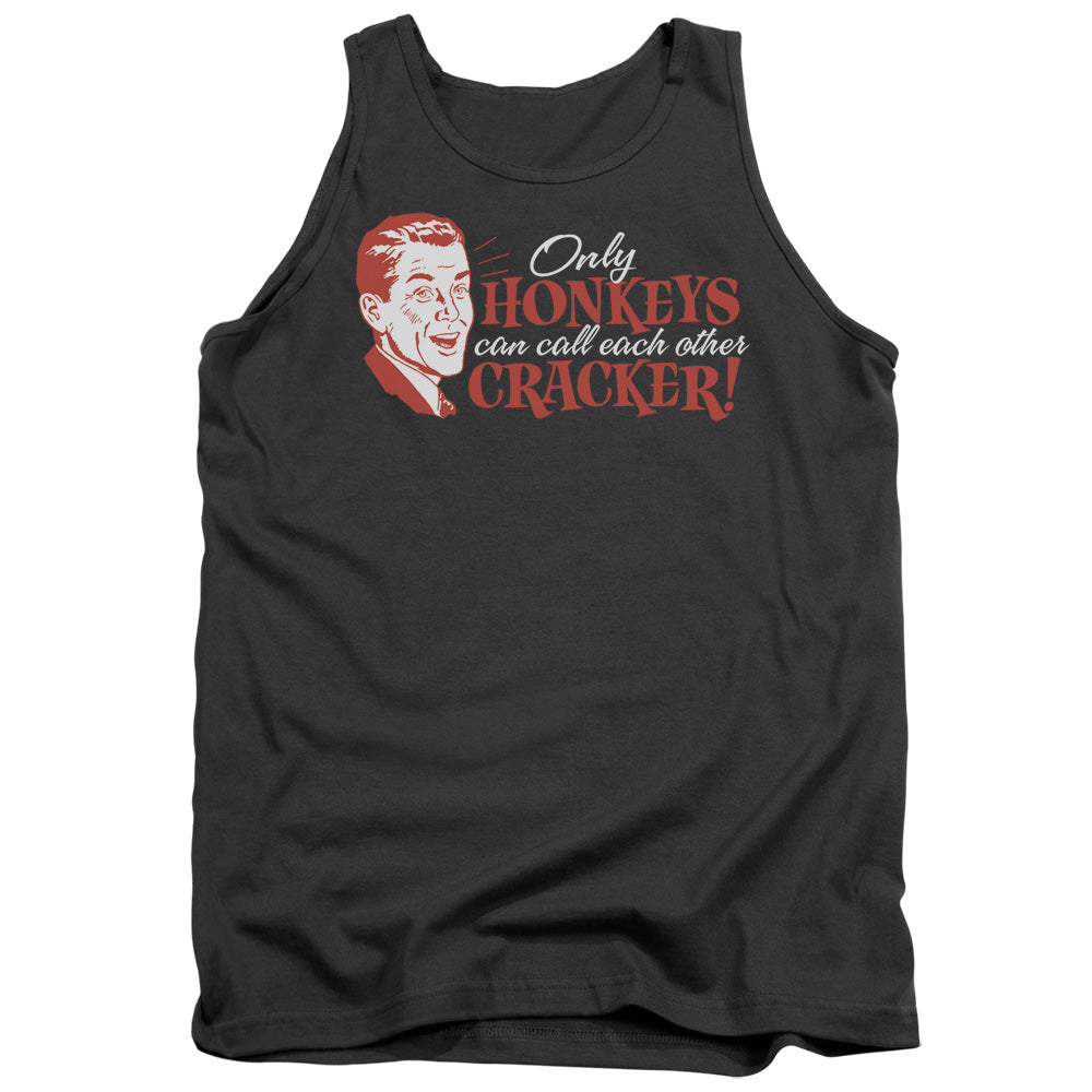 Honkey Cracker Mens Tank Top Shirt Charcoal