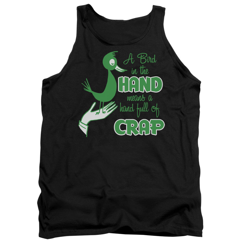 Bird In The Hand Mens Tank Top Shirt Black