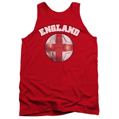 England Mens Tank Top Shirt Red