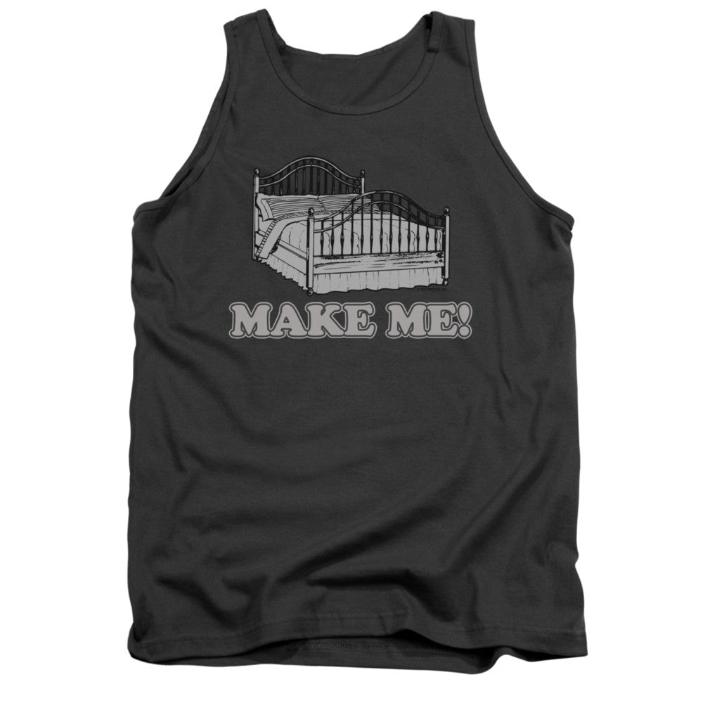 Make Me Mens Tank Top Shirt Charcoal