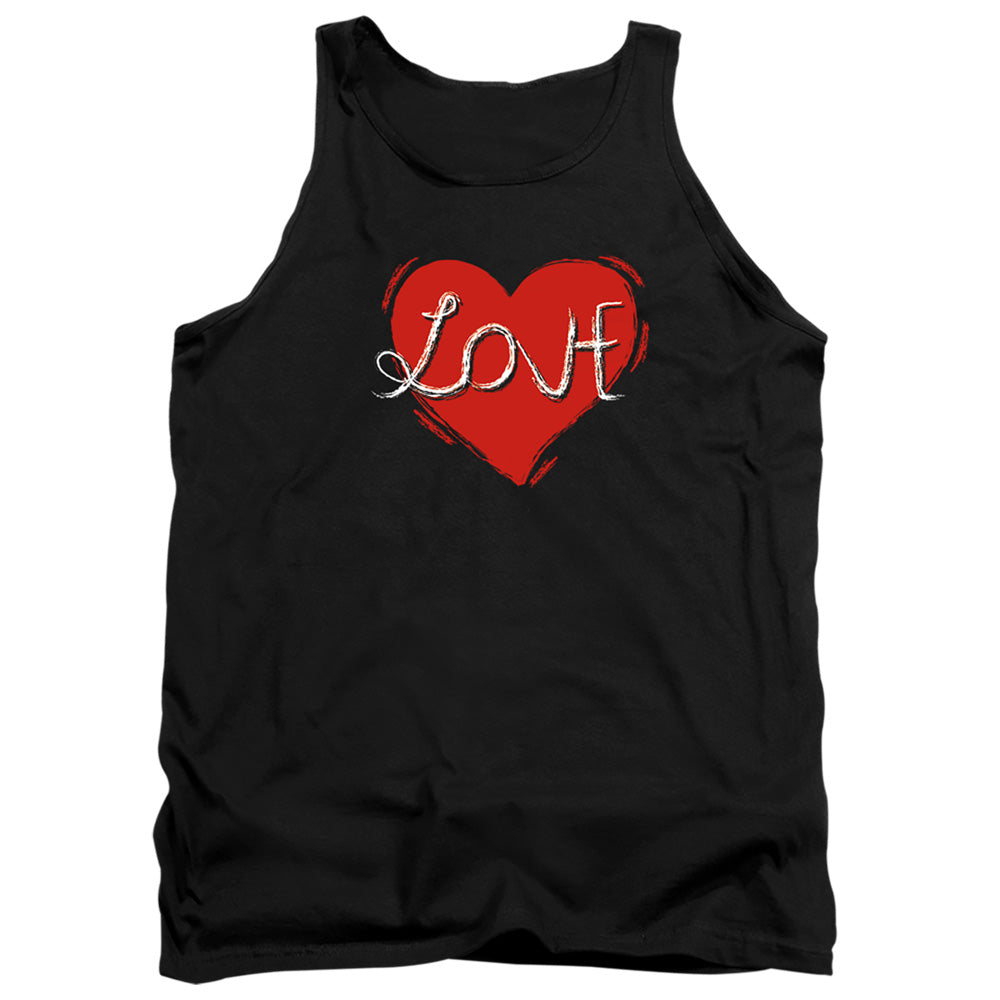 Love Hate Mens Tank Top Shirt Black