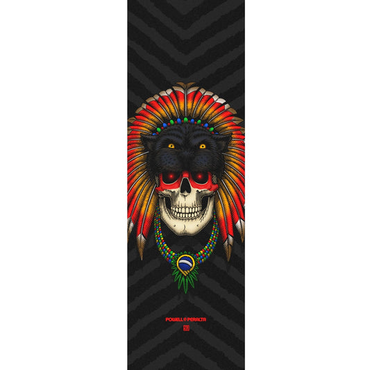 Powell Peralta Hoefler Skull Griptape - 10.5″x33″ Black