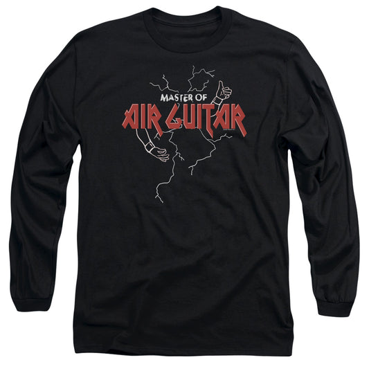 Air Guitar Master Mens Long Sleeve Shirt Black