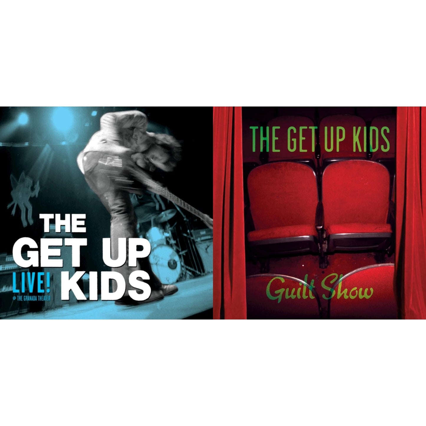 Get Up Kids - Live @ The Granada Theater (Limited/2LP) & Guilt Show (Coke Bottle Clear With Red Splatter LP Vinyl/Limited Edition)