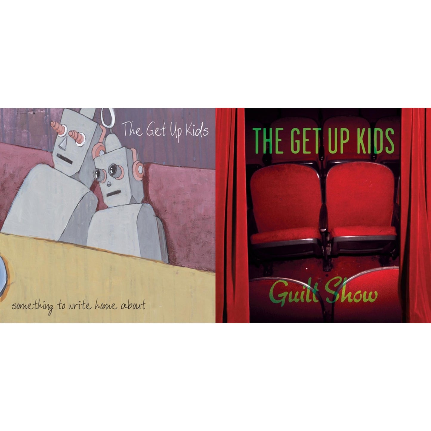 Get Up Kids - Guilt Show (Coke Bottle Clear With Red Splatter LP Vinyl/Limited Edition) & Something To Write Home About